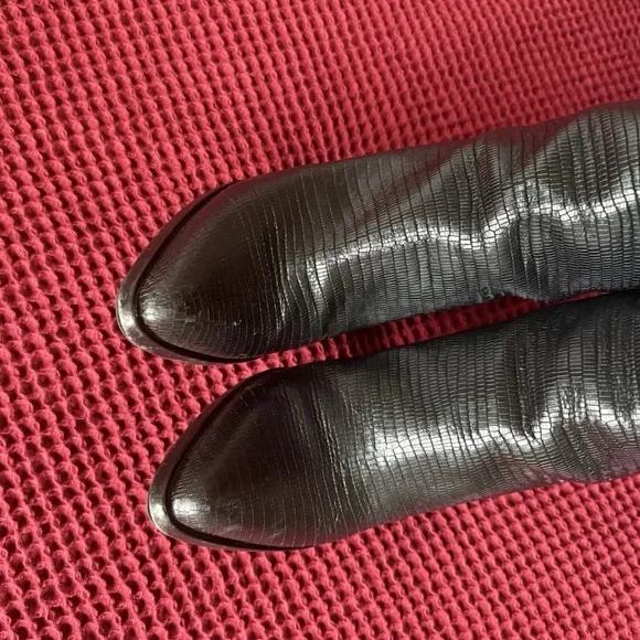 Le Silla handmade Italian Leather Boots Size 37 IT Retail $1250